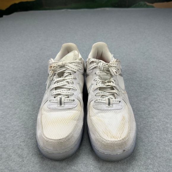 Nike Air Force 1 React QS Gray White Size 10 CQ8879 100 Swoosh Classic - Picture 4 of 13